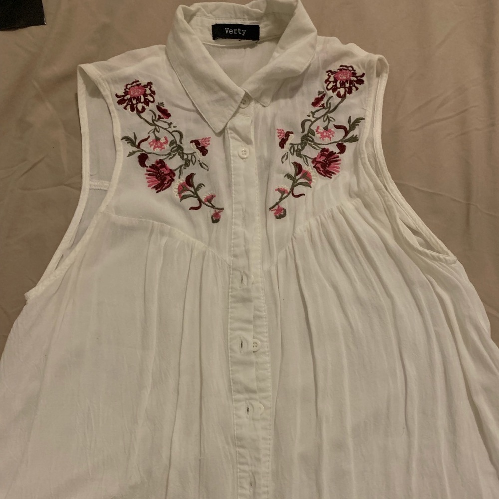 Trim Floral Embroidered